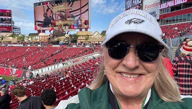 Donna Kelce managed to be at both games. Credit: NFL