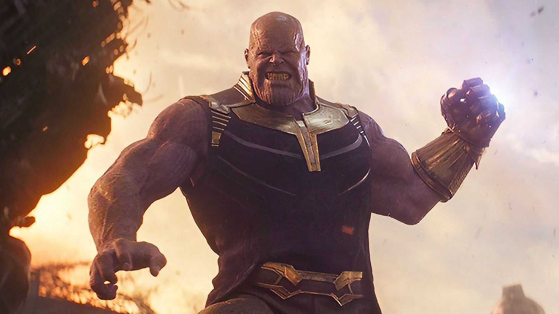Thanos and the Infinity Gauntlet (Image via Marvel)