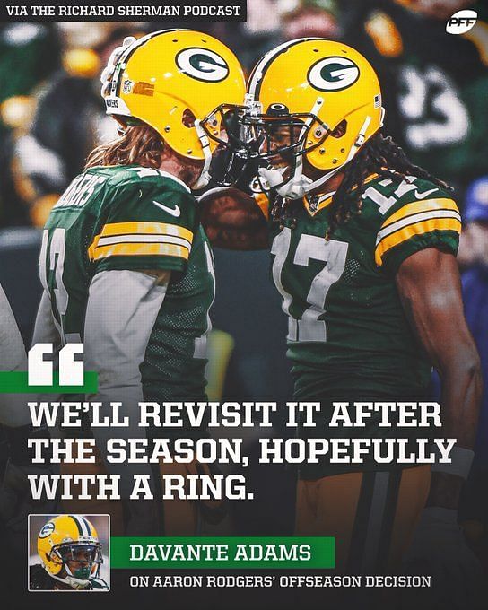 Davante Adams offers insight into his and Aaron Rodgers' future in Green Bay