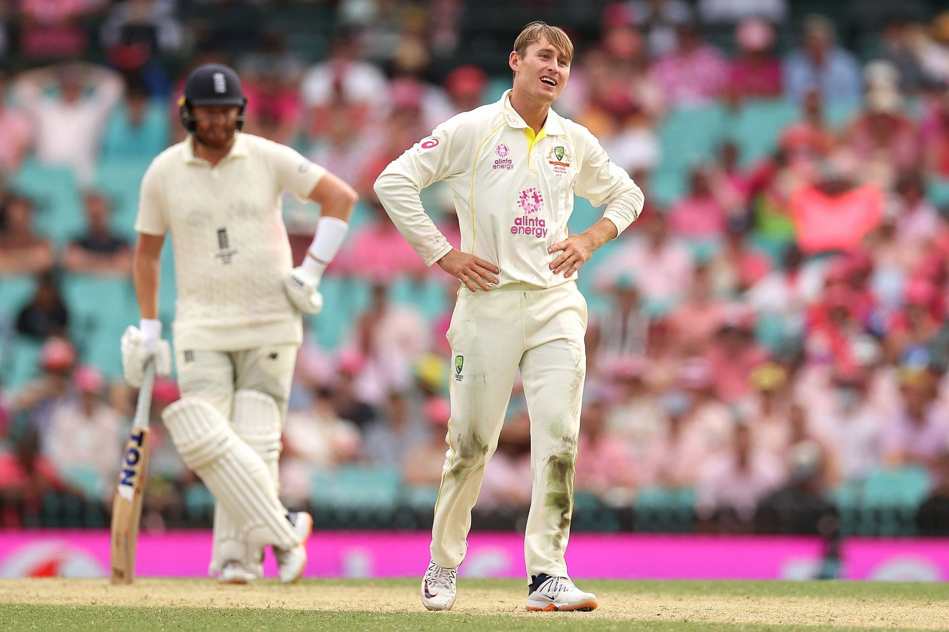 Ashes 2021-22: Marnus Labuschagne had his lone, enthusiastic appeal turned down on the final day at the Sydney Cricket Ground.