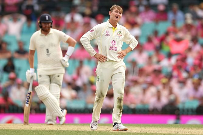 [Watch] Marnus Labuschagne's enthusiastic appeal even as ball goes well wide of Jos Buttler's bat