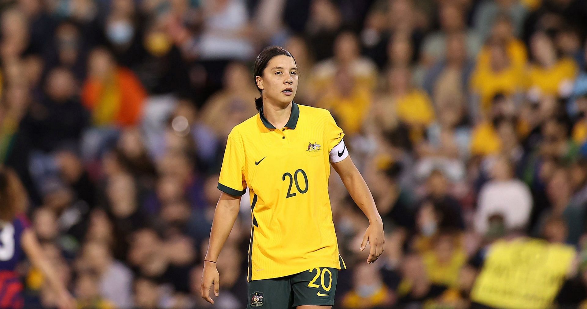 Sam Kerr is Australia&#039;s all-time highest goalscorer. (Image Courtesy: Twitter/SamKerr)