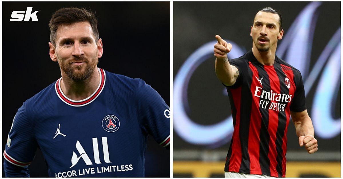 Ibrahimovic (right) feels Messi can succeed in Paris.