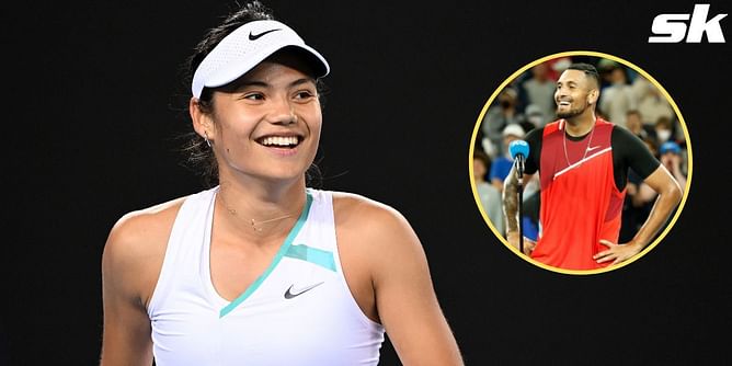 "She is the champ!" - Nick Kyrgios expresses support for Emma Raducanu at Australian Open 2022
