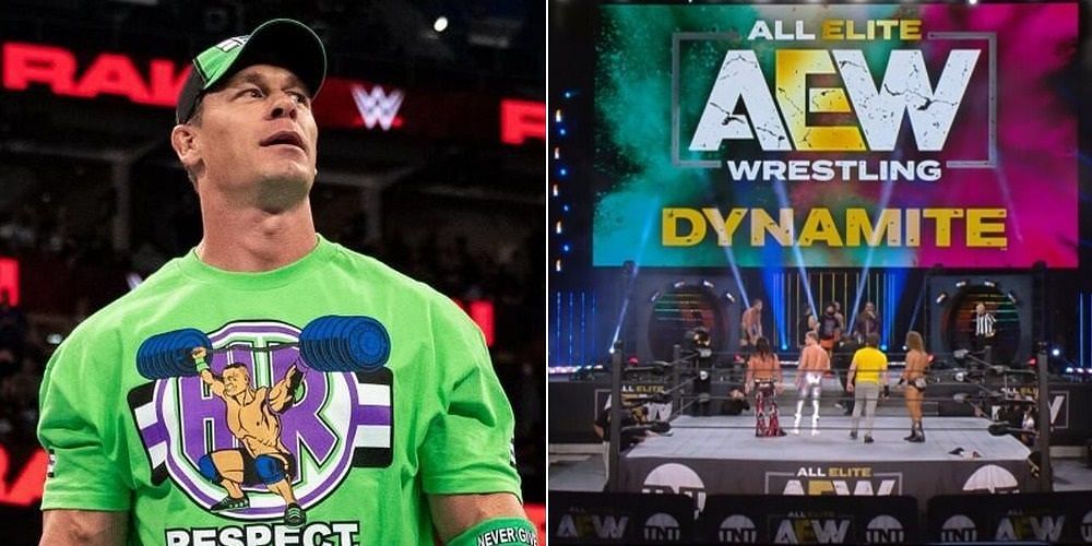 What does John Cena think about WWE competing with other promotions?