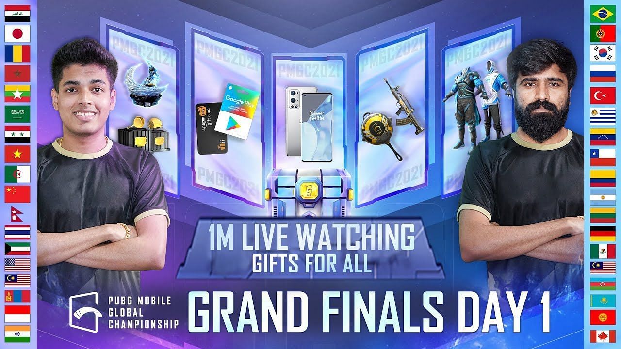 PMGC 2021 Grand Finals will be streamed on PUBG Mobile Esports official YouTube channel (Image via PUBG Mobile )
