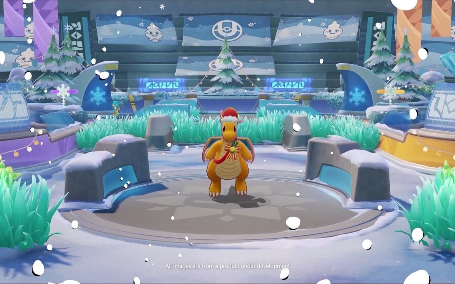 Dragonite came with the pre-Christmas update (Image via TiMi Studios)