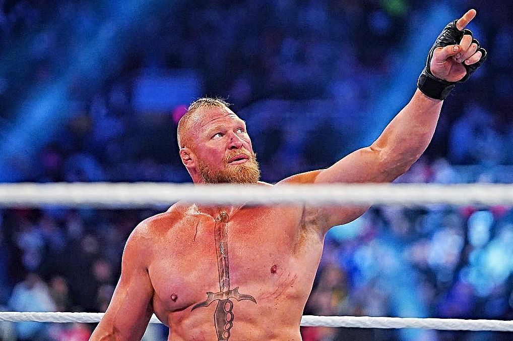 WWE Royal Rumble मैच में ब्रॉक लैसनर ने जीत दर्ज की