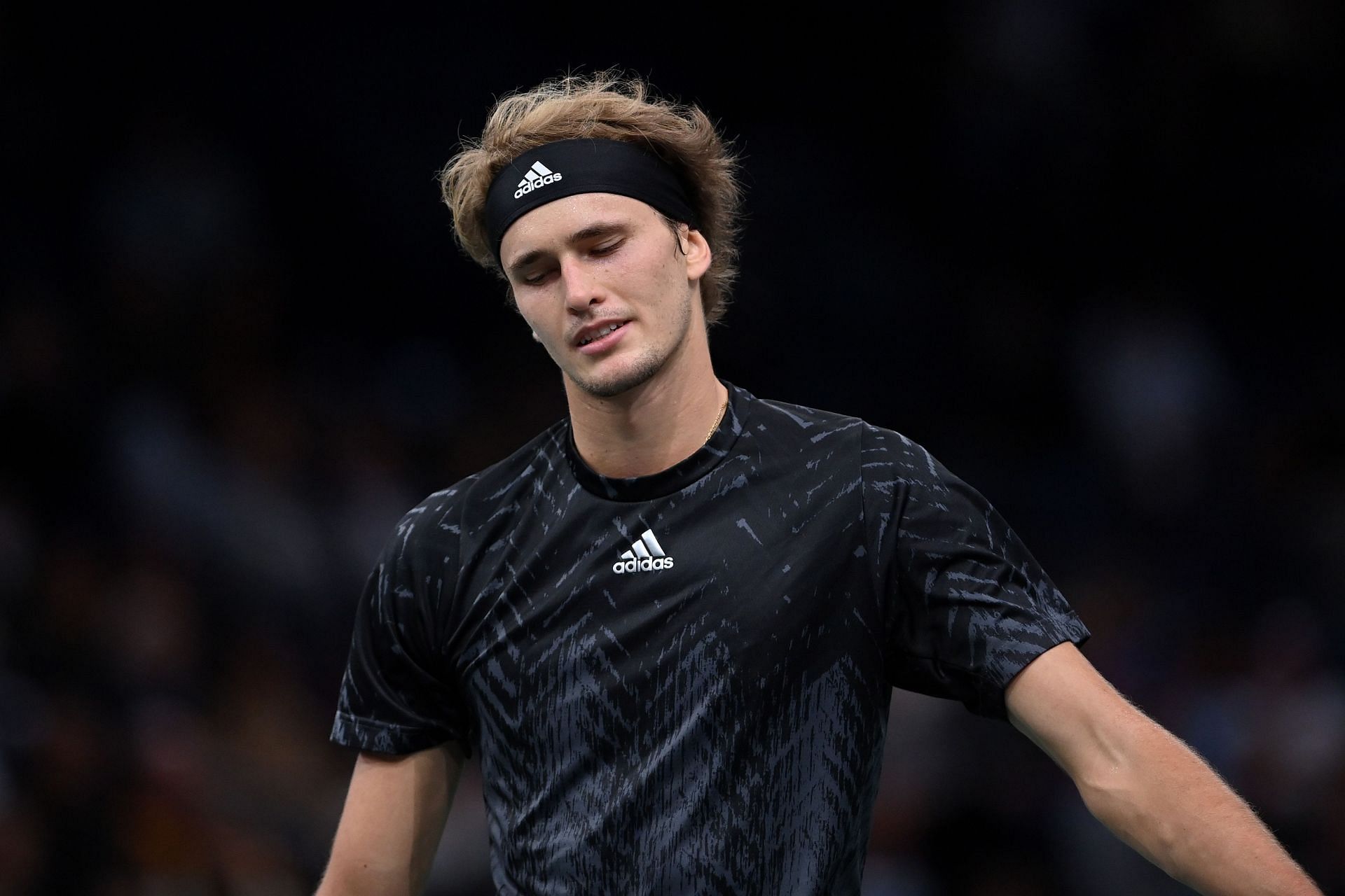 Alexander Zverev at the Rolex Paris Masters