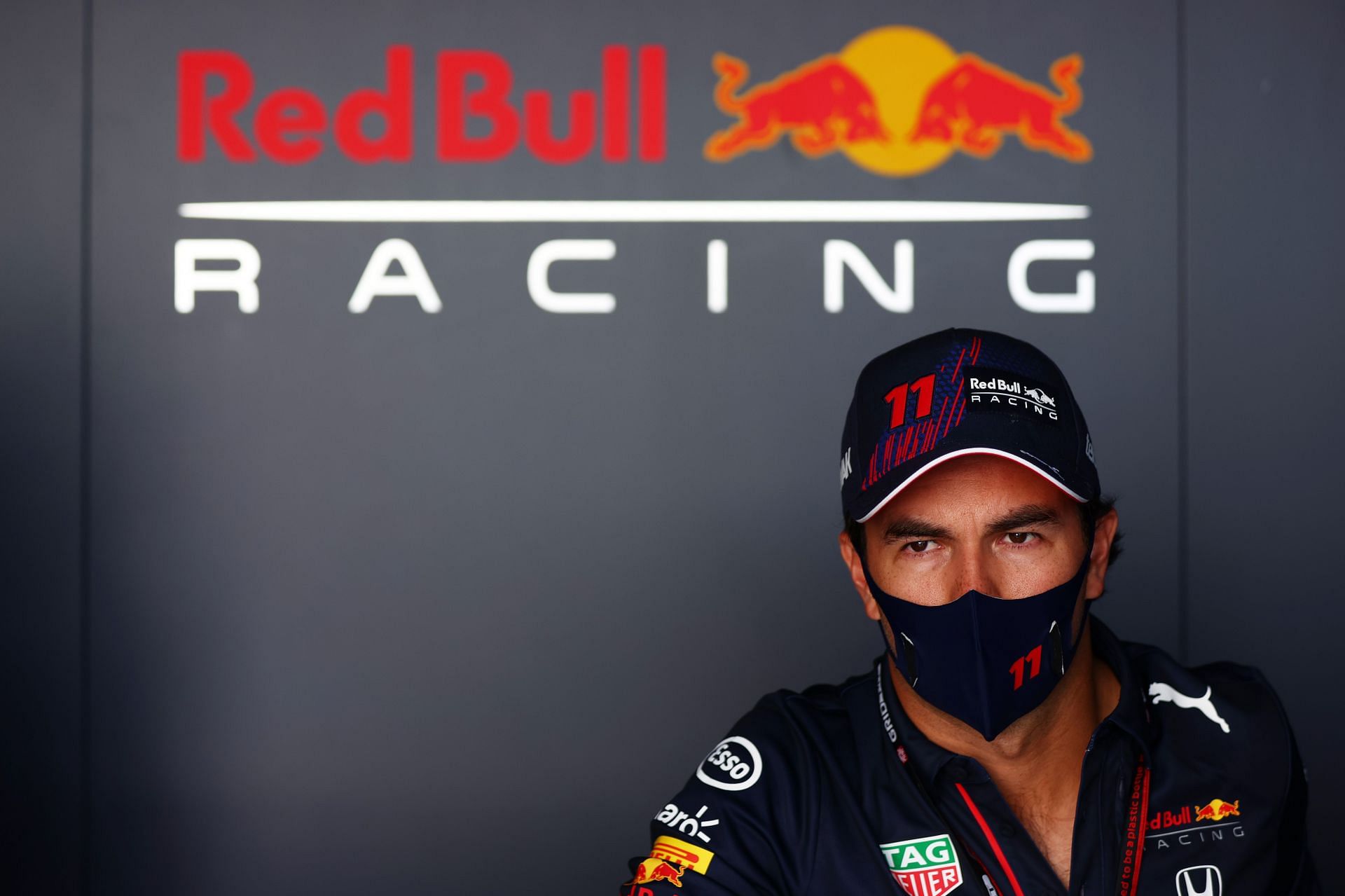 F1 Grand Prix of Abu Dhabi - Sergio Perez in the Red Bull garage