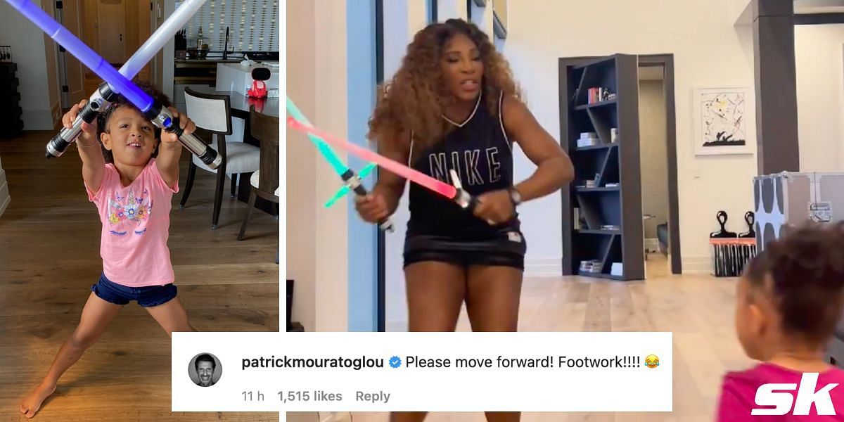 Serena Williams had a Star Wars-inspired battle with her daughter Olympia