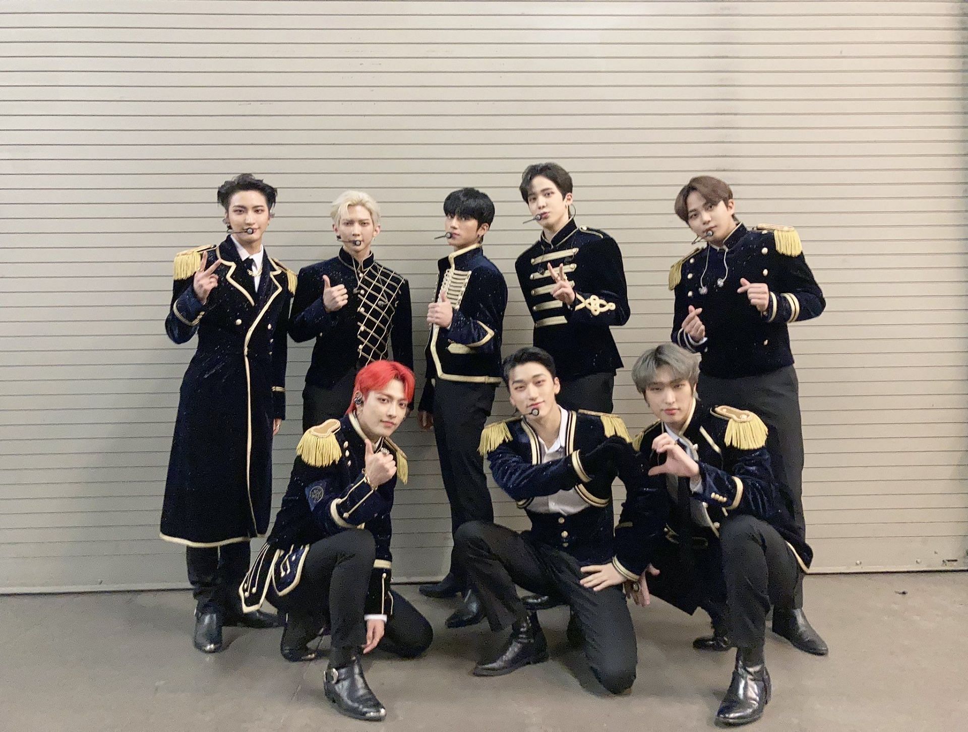 The group is currently on the USA leg of the world tour (Image via Twitter/@ATEEZofficial)
