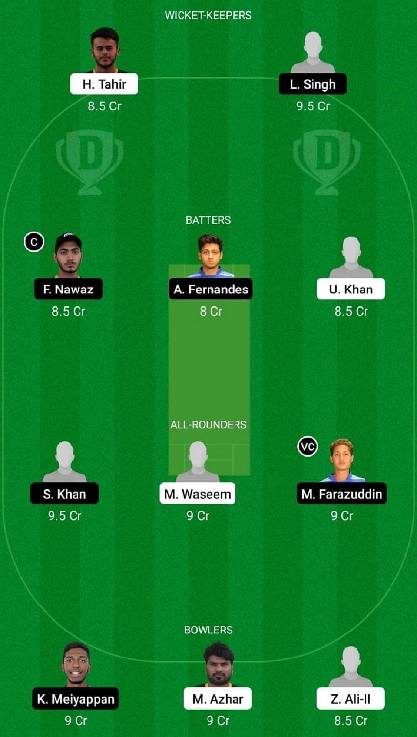 BG vs KAB Dream11 Fantasy Suggestion #1