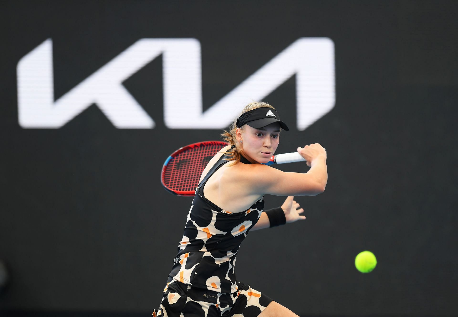 Elena Rybakina at the 2022 Adelaide International