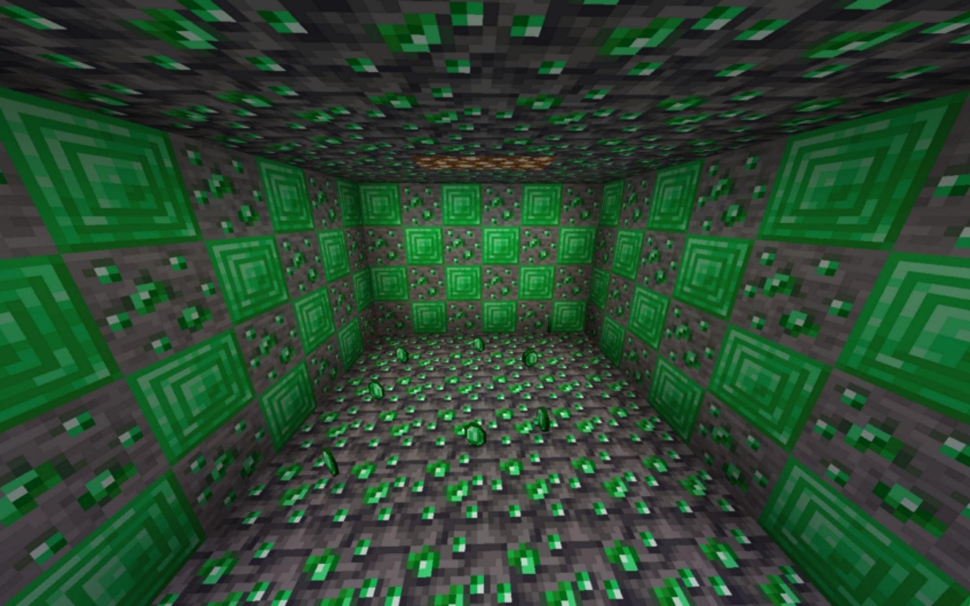 All kinds of Emeralds (Image via Minecraft Fandom)