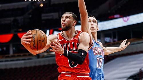 The visiting Chicago Bulls will meet the OKC Thunder for the first time this season on Monday. [Photo: NBA.com]