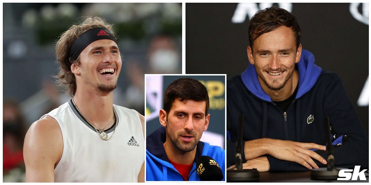 Novak Djokovic revealed that he is good friends with Daniil Medvedev and Alexander Zverev