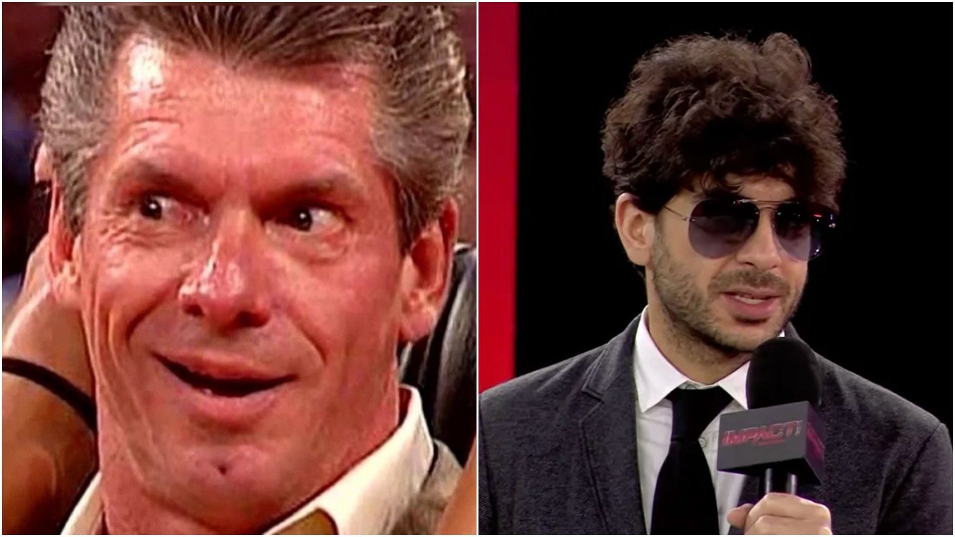 Vince McMahon and Tony Khan in action