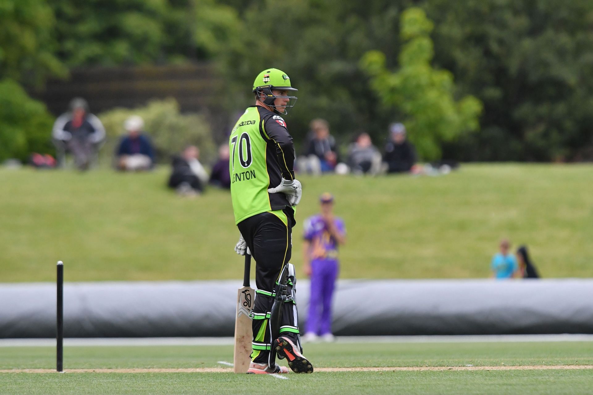 Jay Lenton was forced to play after several COVID cases in Sydney Sixers camp (Credit: Getty Images)