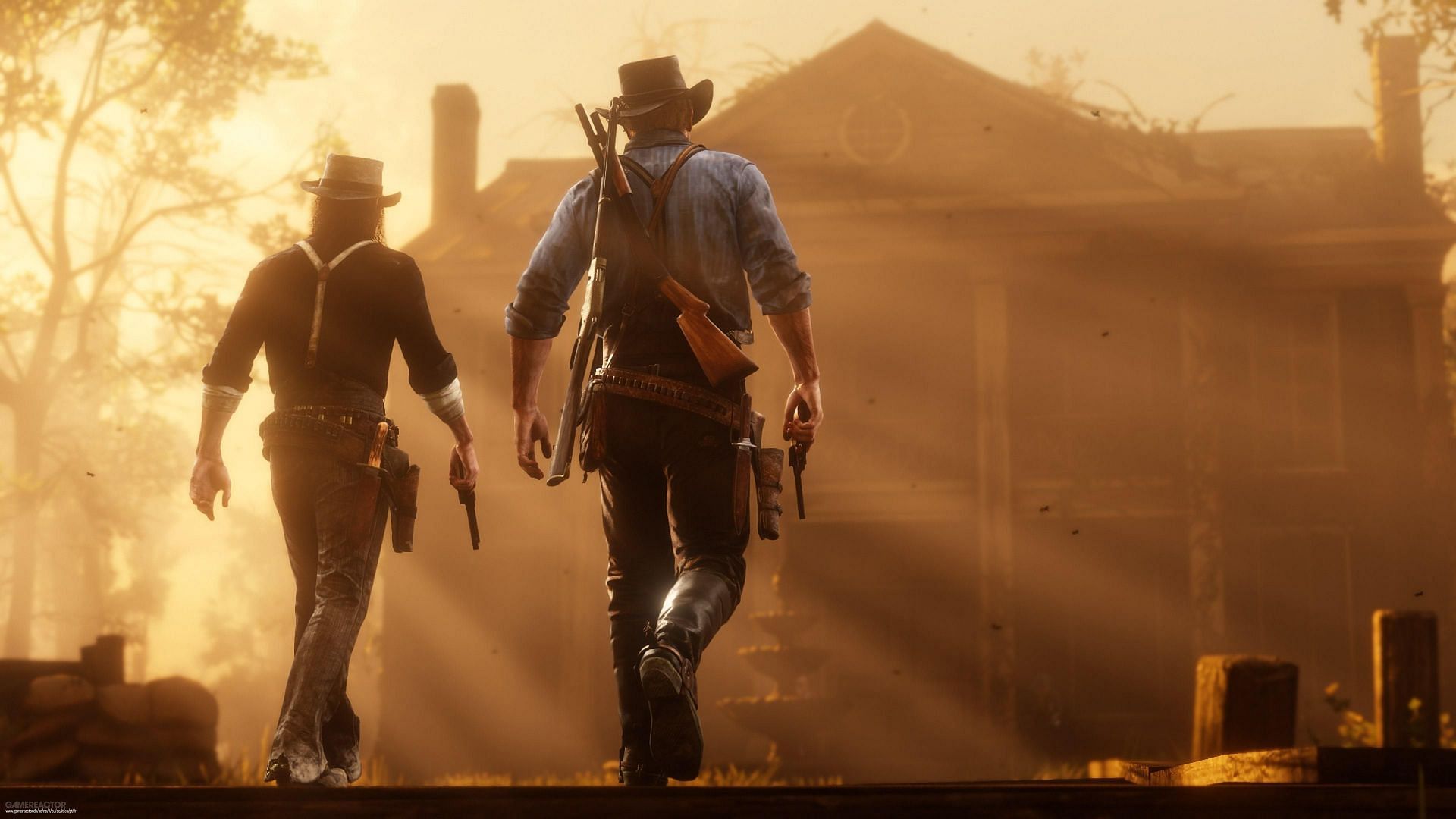 Red Dead Redemption 2 is locked at 30fps on the PS4 (image via Rockstar Games)