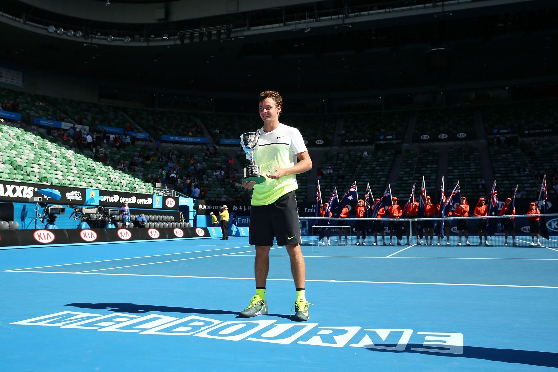 Roman Safiullin at the 2015 Australian Open