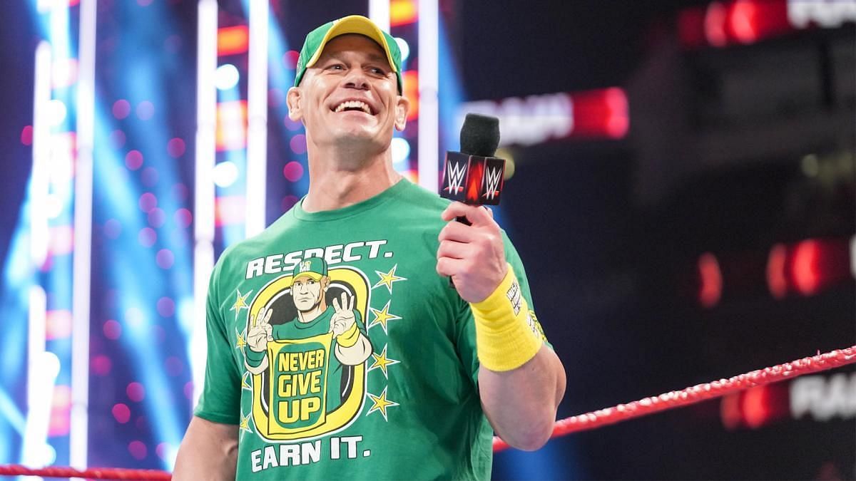 John Cena was seen challenging for the Universal title in 2021
