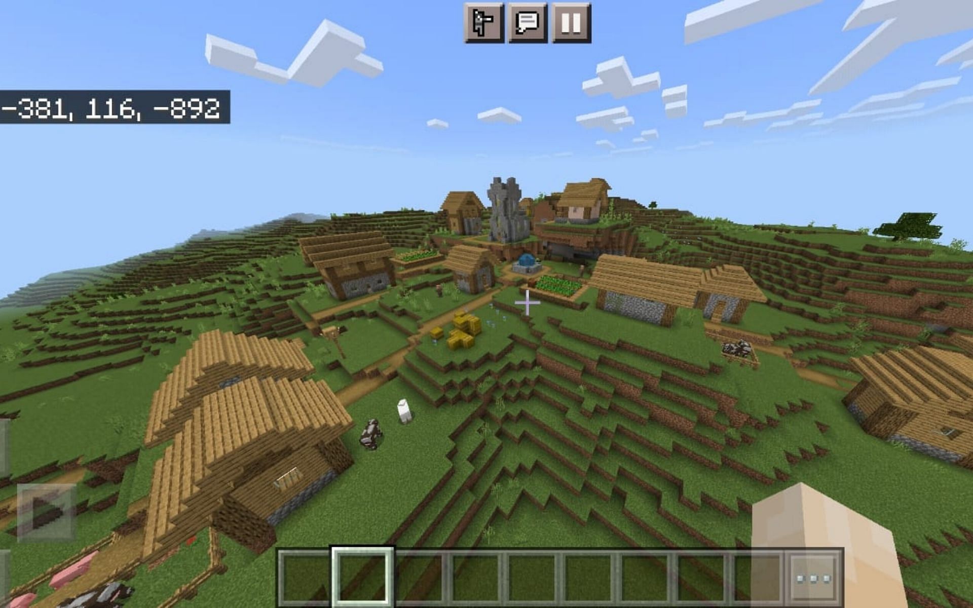 Stronghold Village (Image via Minecraft)