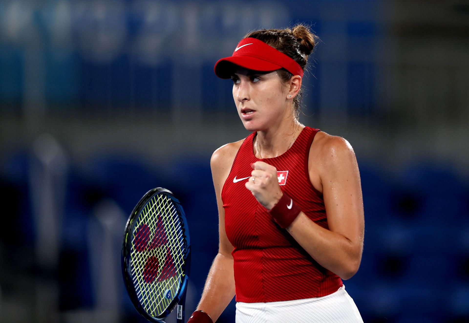 Belinda Bencic at the Tokyo Olympics