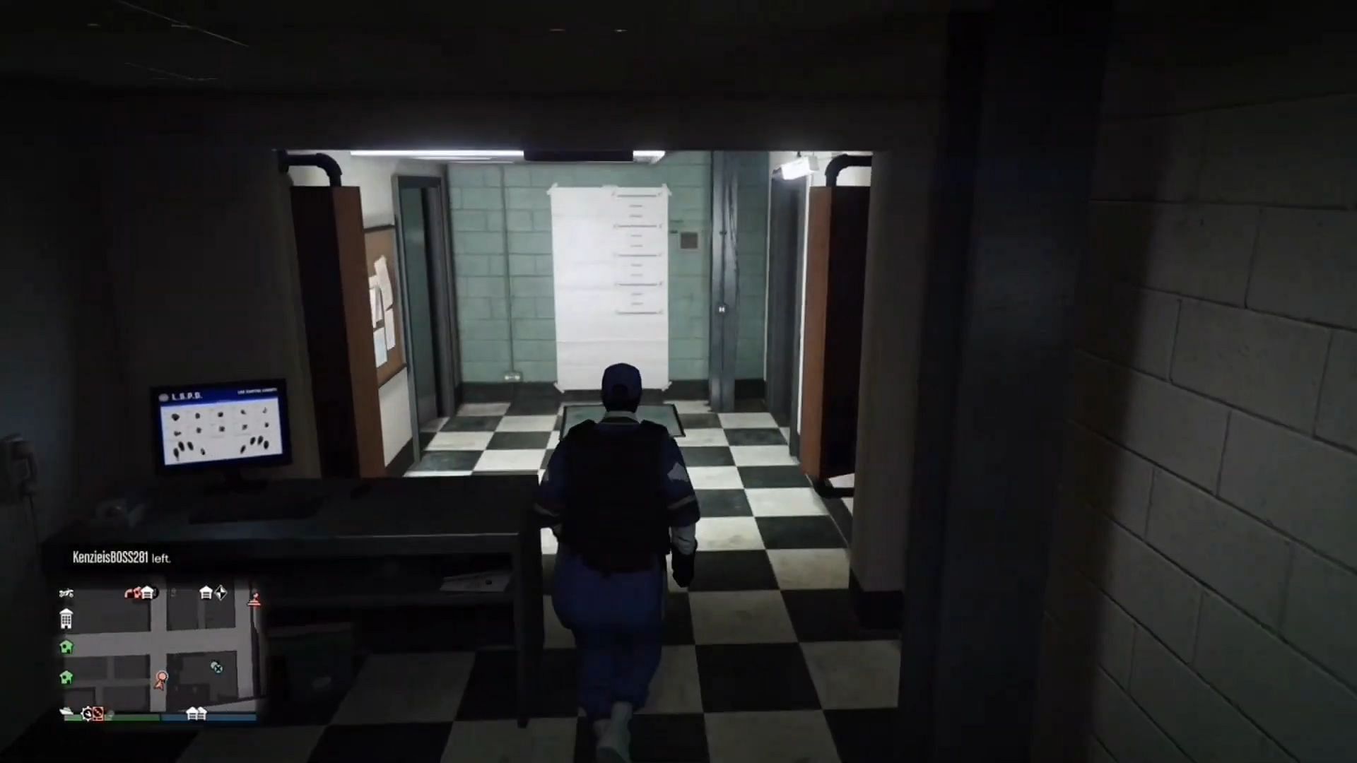 Inside the secret room in GTA Online (Image via jacob_w52, YouTube)
