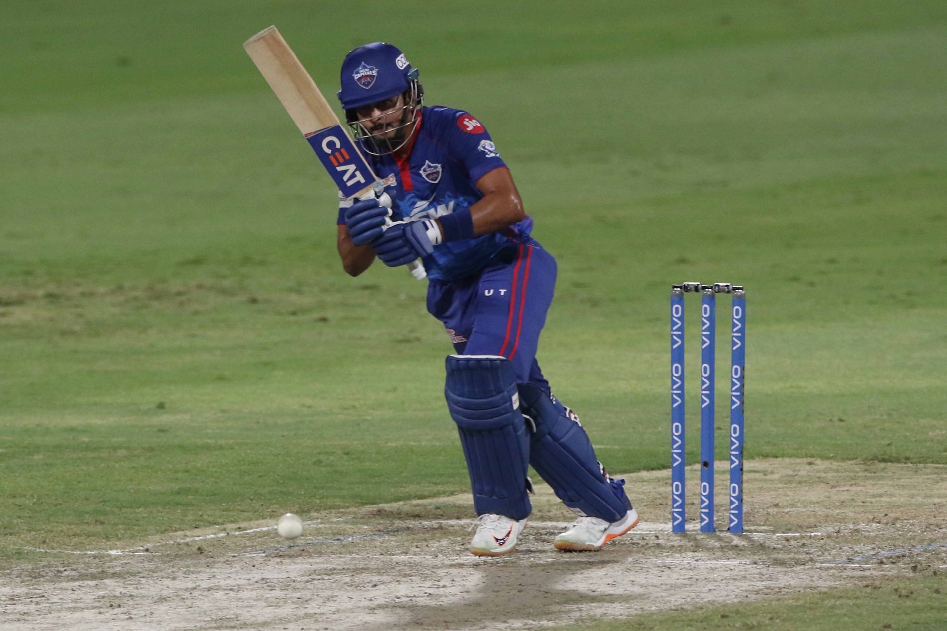 Shreyas Iyer in action during IPL 2021. Pic: IPLT20.COM