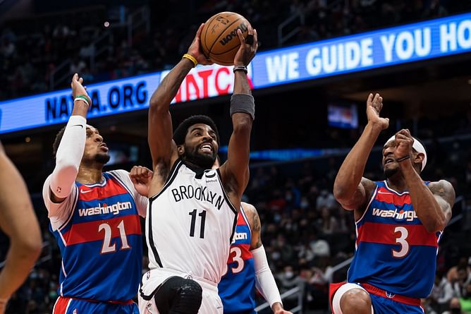 Watch: "Babe I'm doing my interview" - Kyrie Irving gets a facetime call out of the blue from his fiance during a Brooklyn Nets' postgame presser