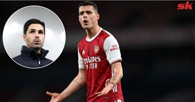 “He is a freak” – Granit Xhaka offers assessment of working under Mikel Arteta at Arsenal