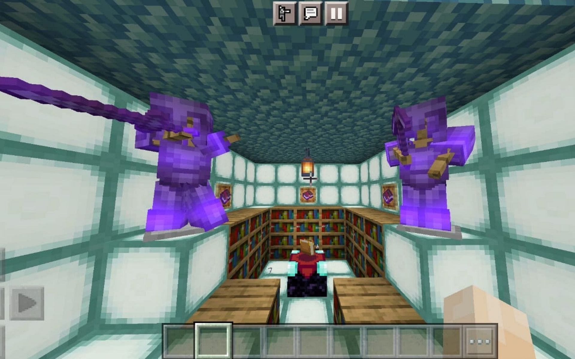 Enchanting room (Image via Minecraft)