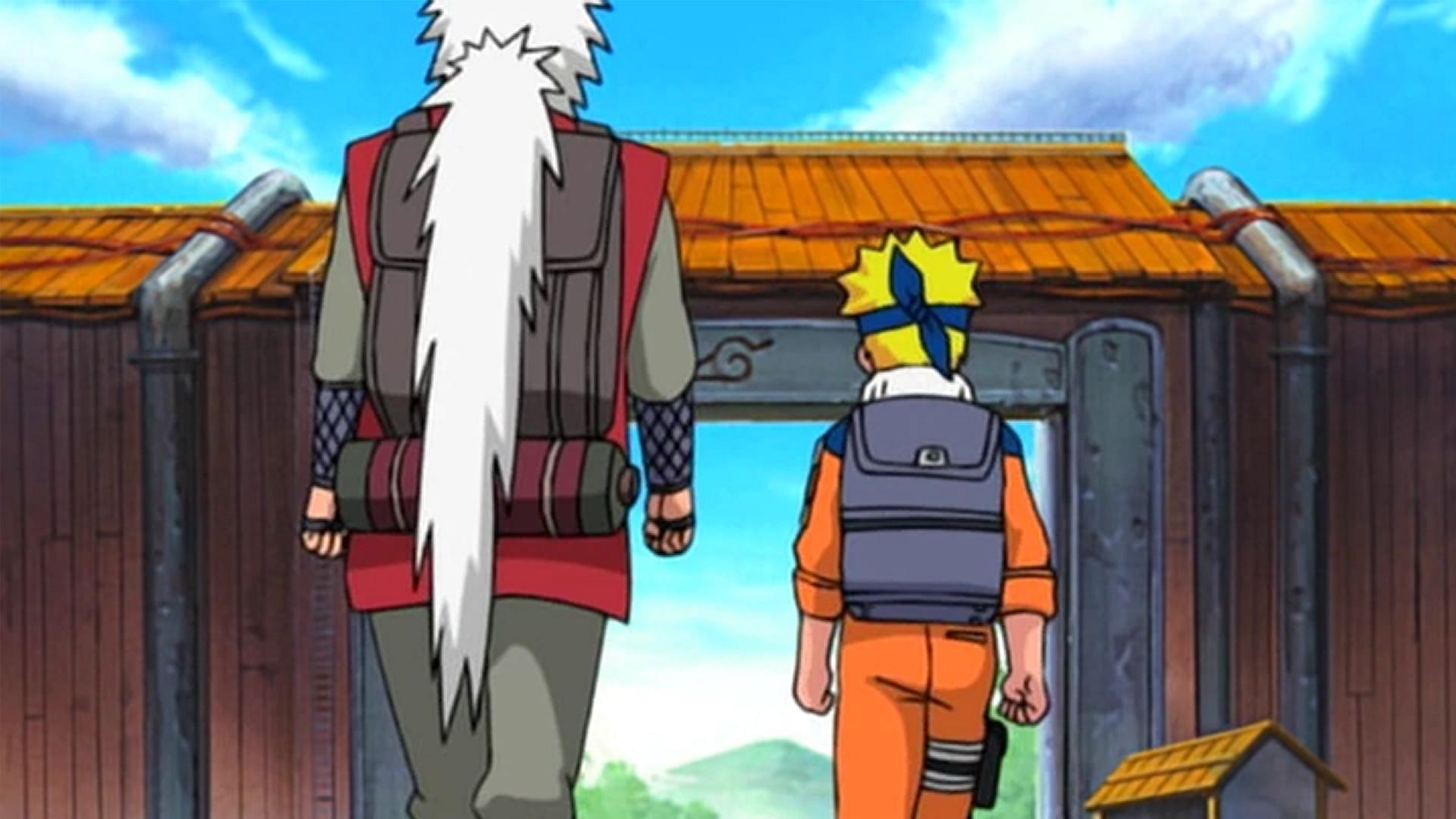 Naruto leaving Konoha (Image via Viz Media)