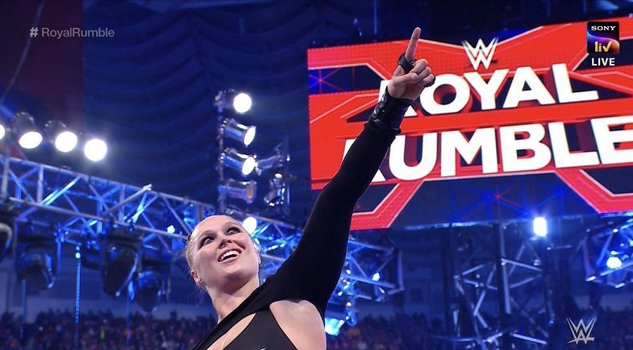 Rousey returned to a thunderous ovation at the Royal Rumble