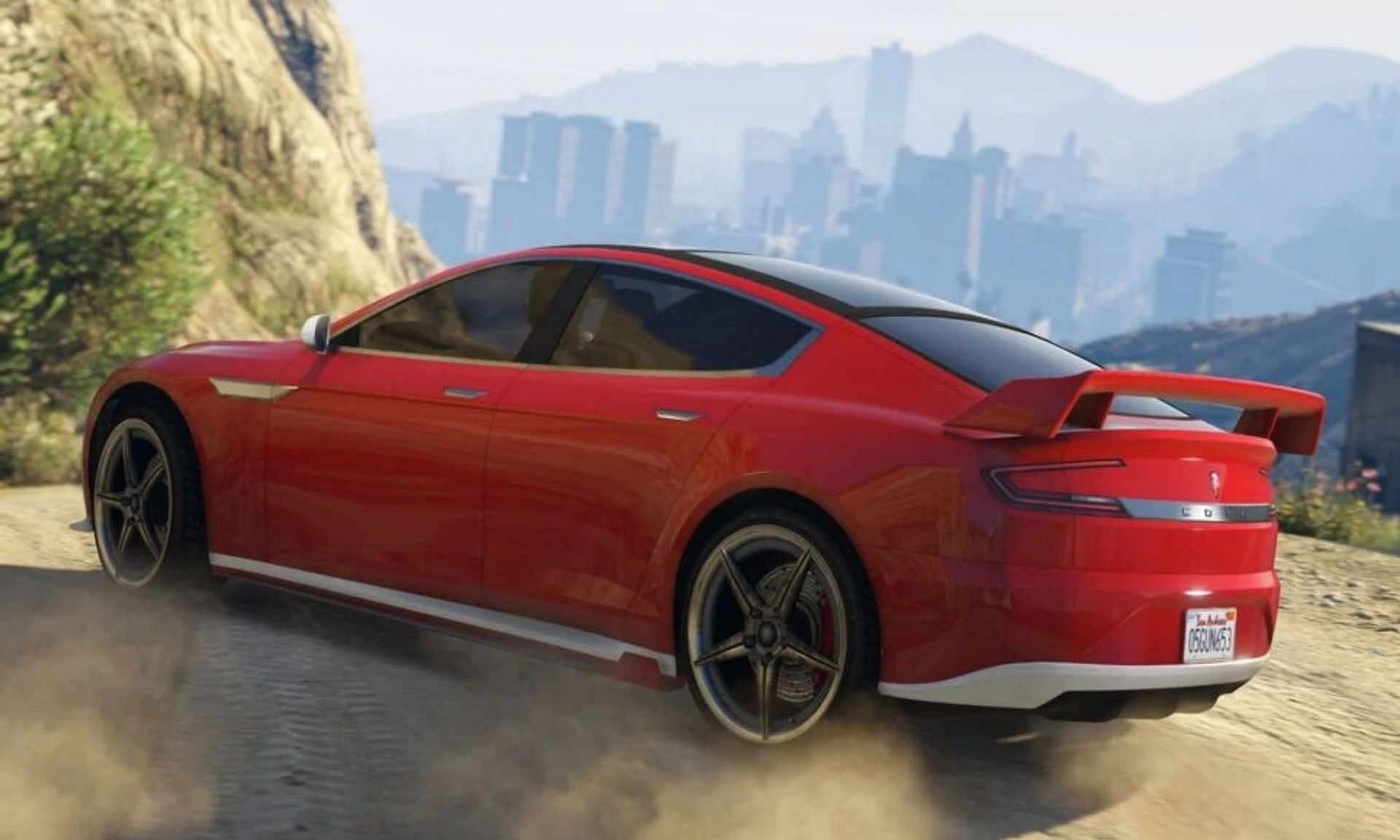 This is one of the few electric cars in GTA Online (Image via Rockstar Games)