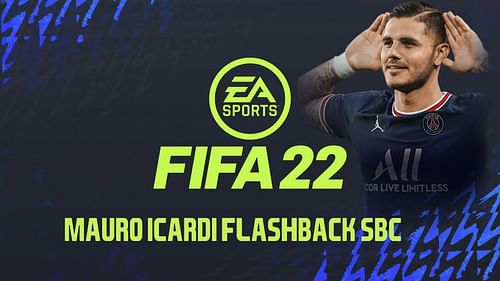 Mauro Icardi Flashback SBC in FIFA 22 (Image via Sportskeeda)