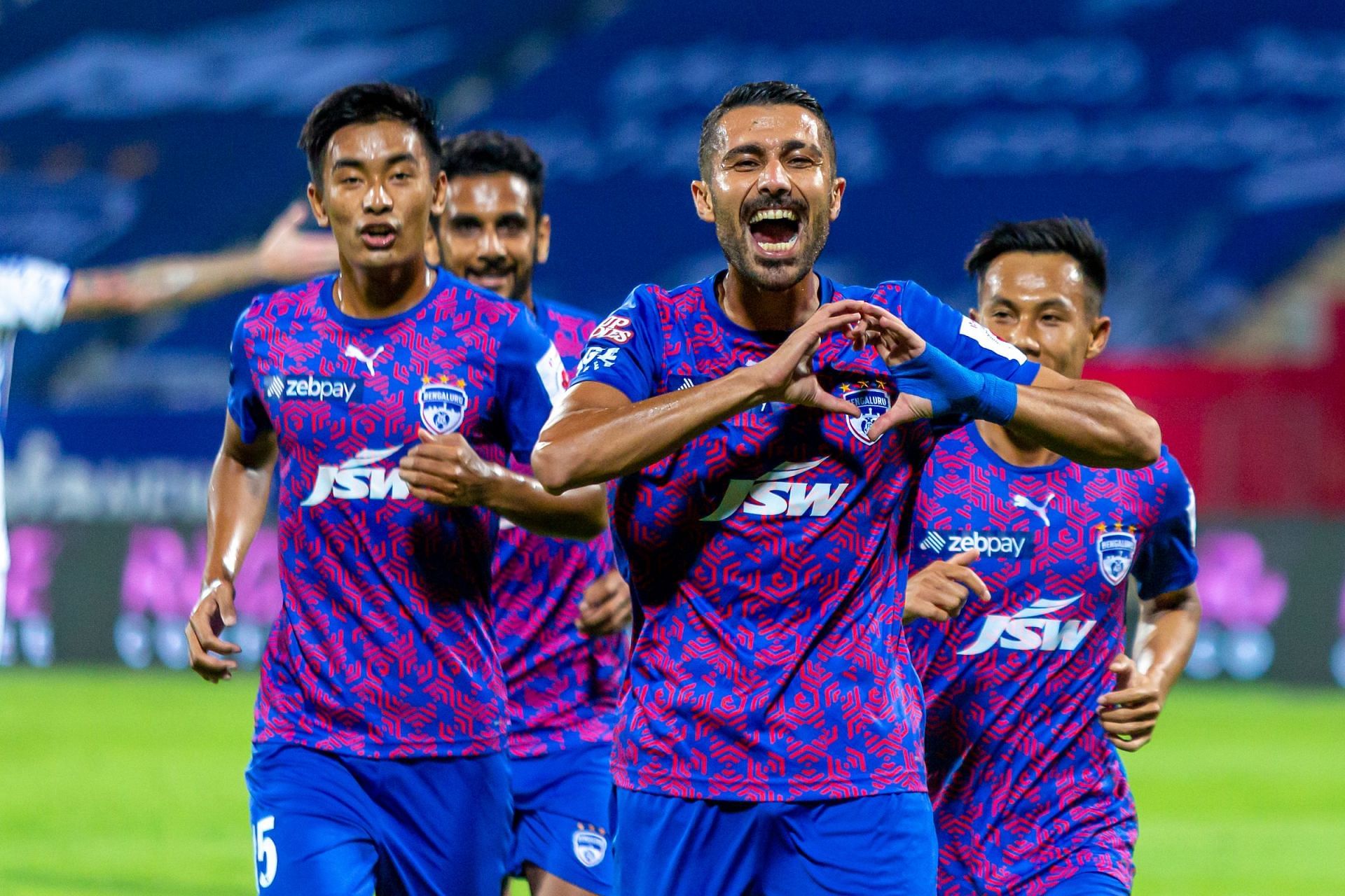 Bengaluru FC got their lead from an Iman Basafa penalty (Image Courtesy: ISL)