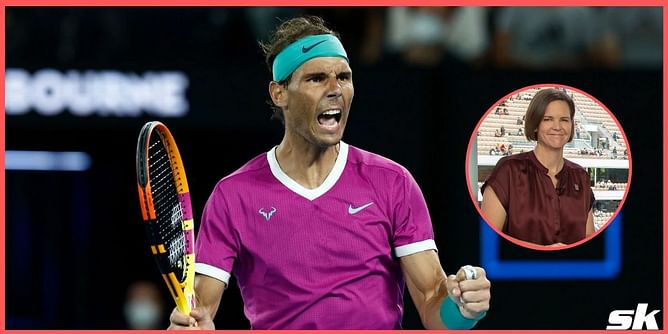 "Very rarely see tears from Rafa, you could see how much this meant" - Lindsay Davenport on Rafael Nadal's emotional reaction after SF win