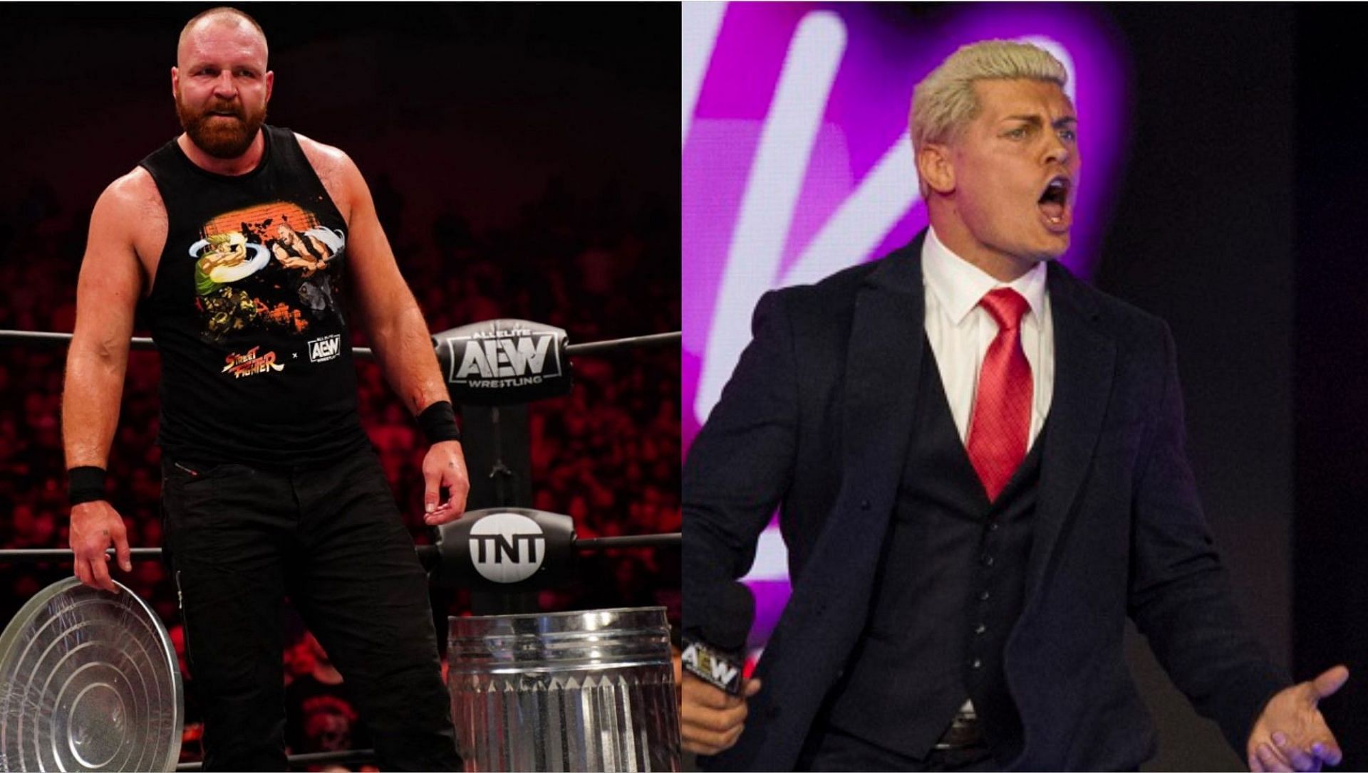 Jon Moxley (left) and Cody Rhodes (right)