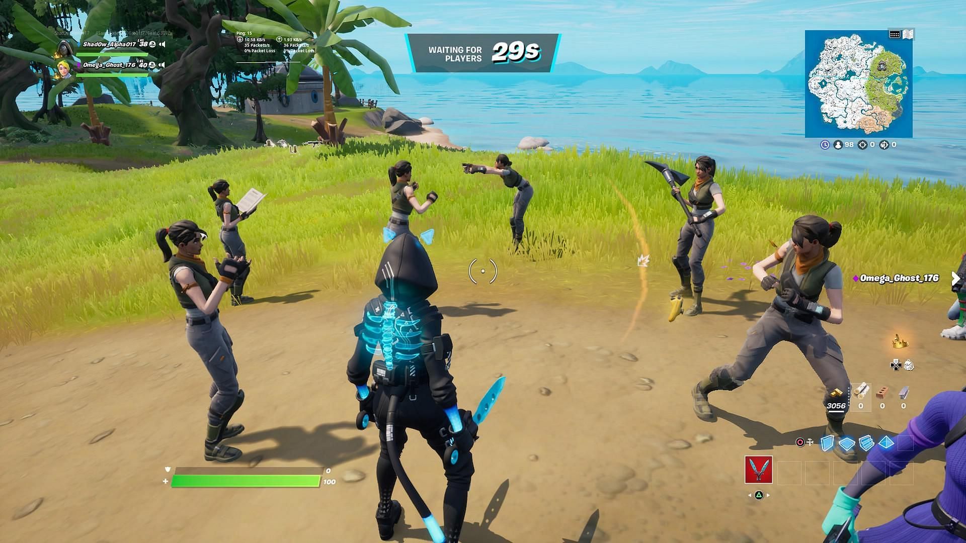 A new Fortnite bug is turning everyone into Ramirez (Image via SHAD0W Reddit)