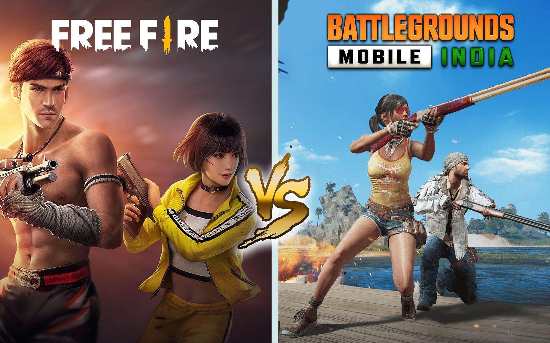 Garena Free Fire vs BGMI: Which game has better battle royale experience (Image via Sportskeeda)