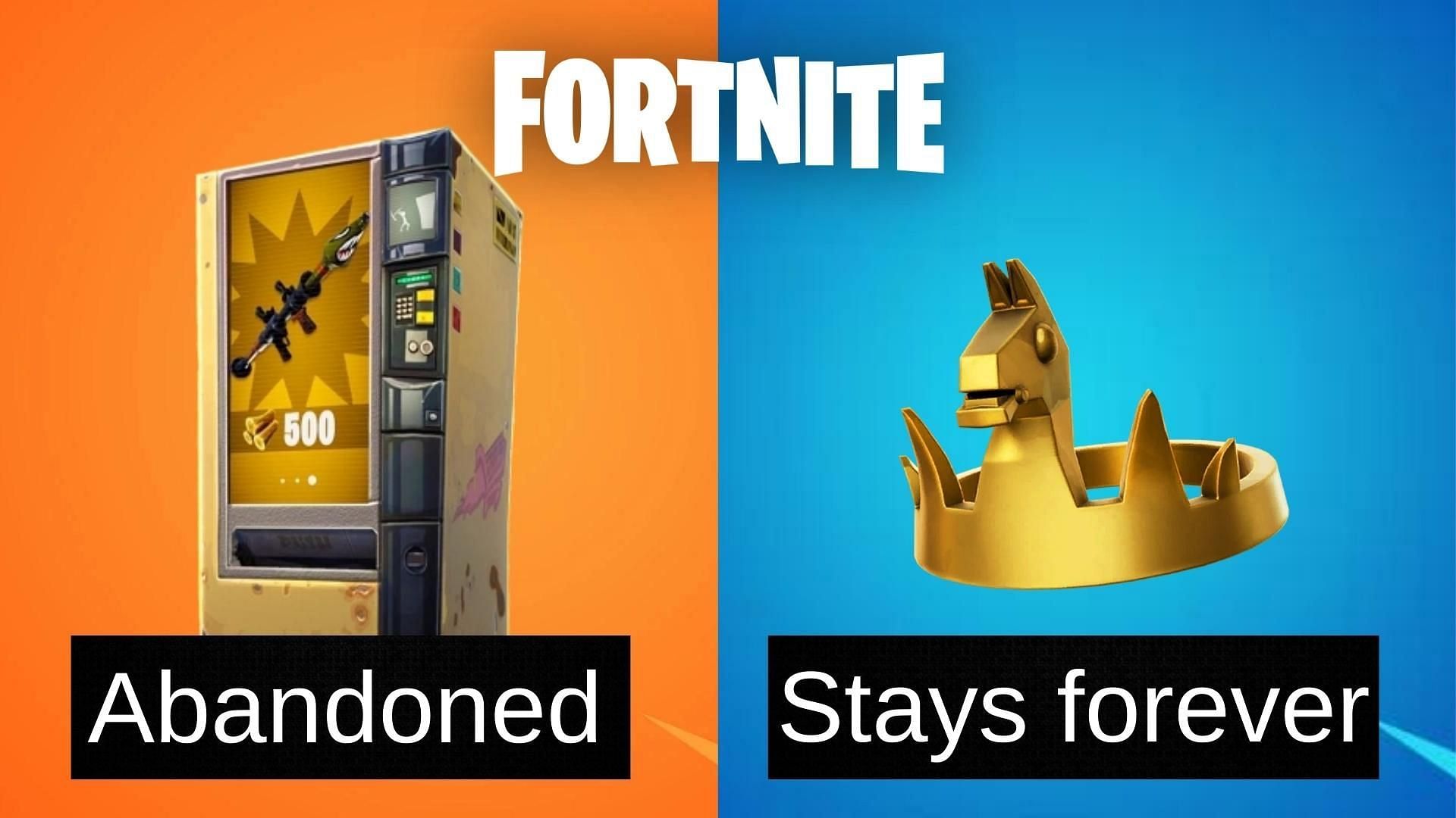 Three things that Fortnite abandoned completely &amp; three that they still hold onto dearly (Image via Sportskeeda)