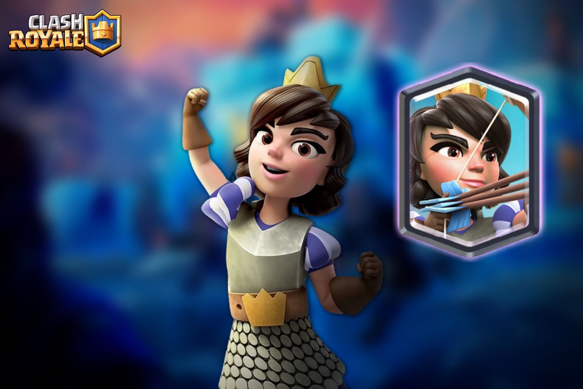 Princess from clash royale