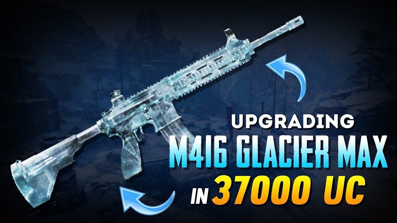 Rare BGMI gun skins like M416 Glacier in 2022 (Image via Soul Regaltos)