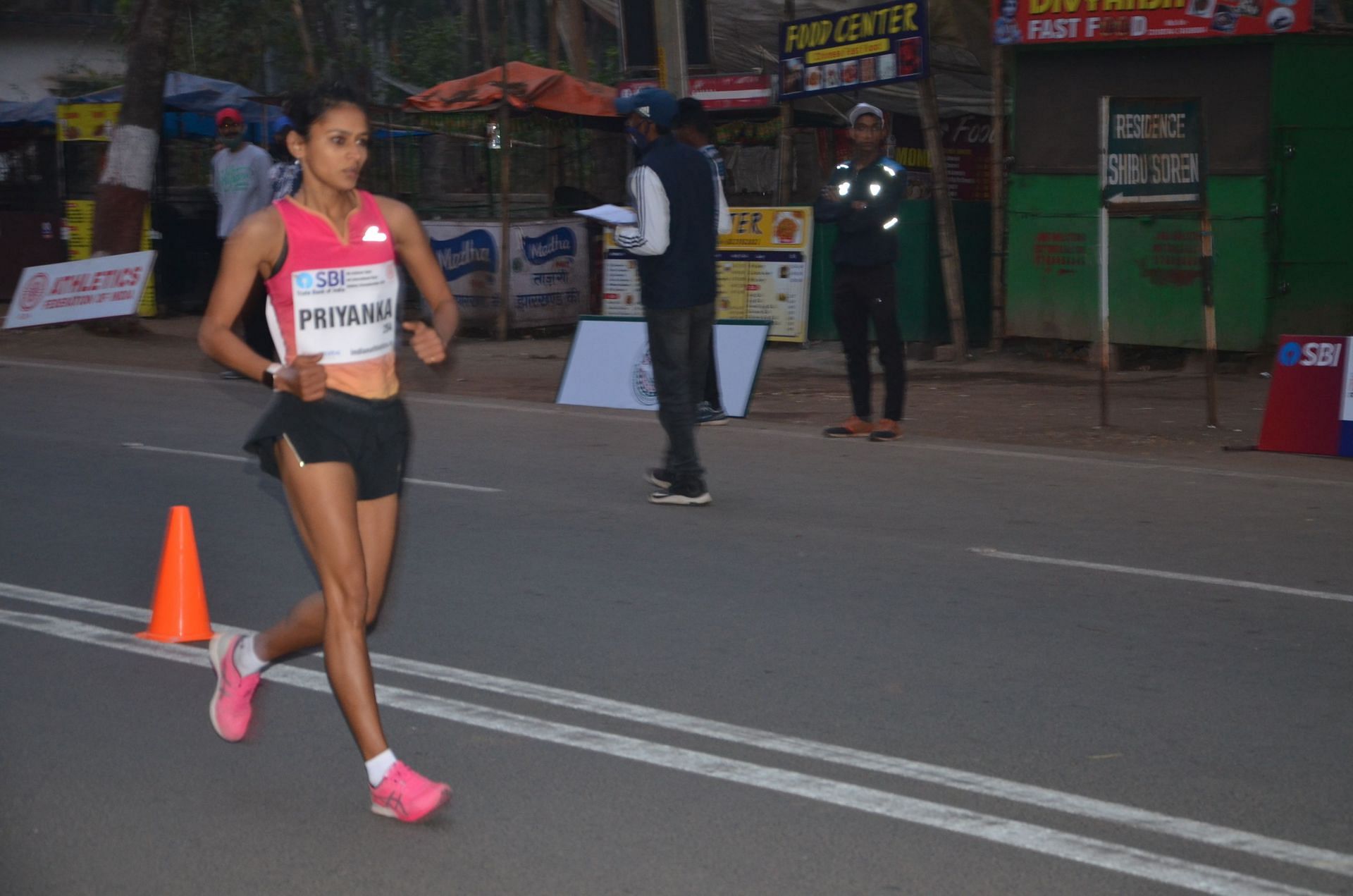 Priyanka Goswami is all focused to give her best at the World Athletics Championships in Eugene. (File Photo credit AFI)