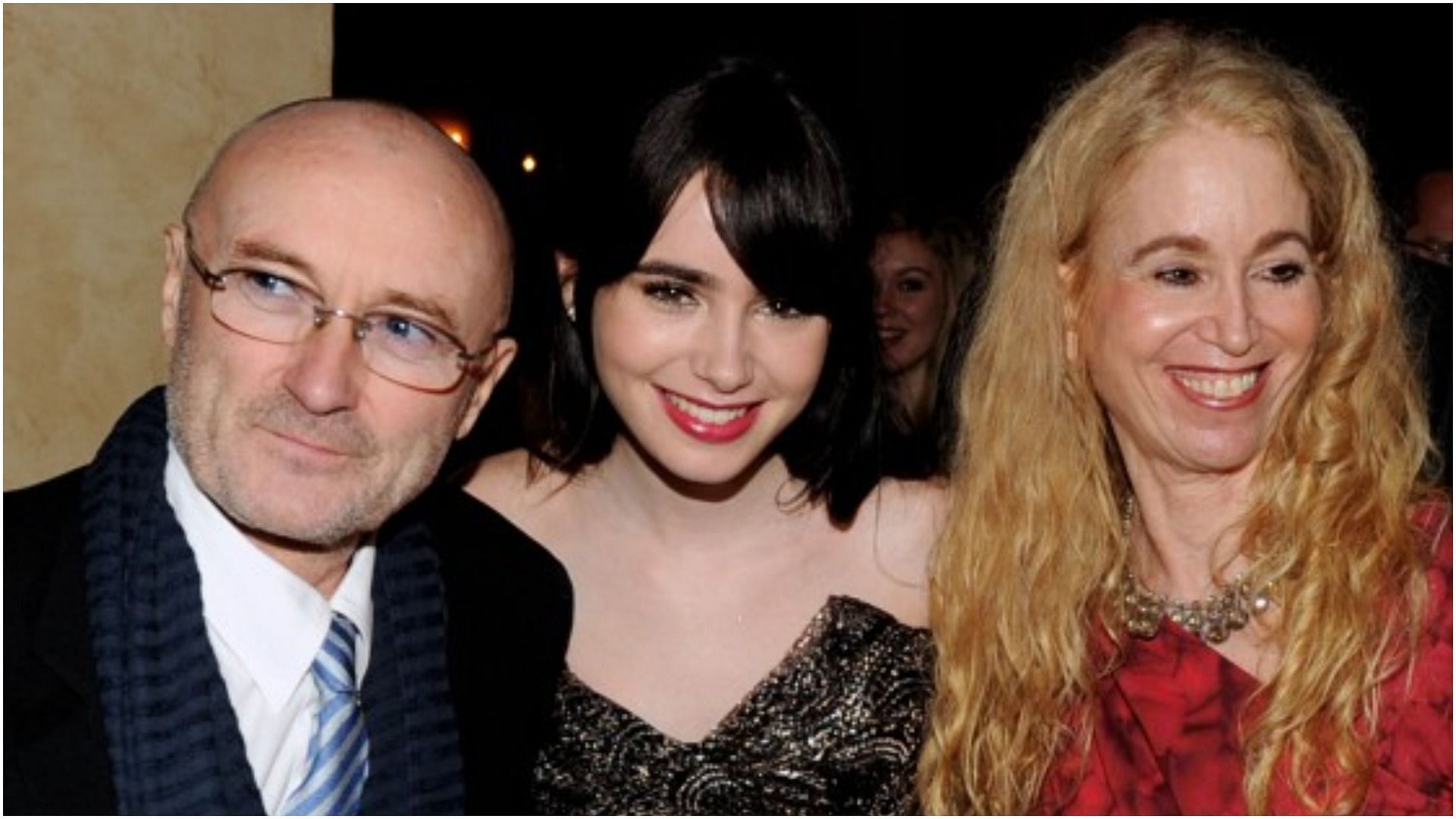 Lily Collins is the daughter of eight-time Grammy winner Phil Collins and architect Jill Tavelman (Image via Getty Images/ Kevin Winter)
