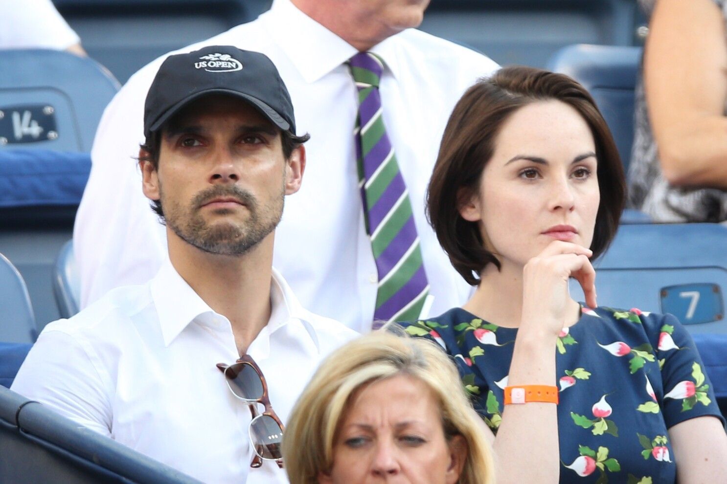 John Dineen and Michelle Dockery (Image via Matthew Stockman/Getty Images)