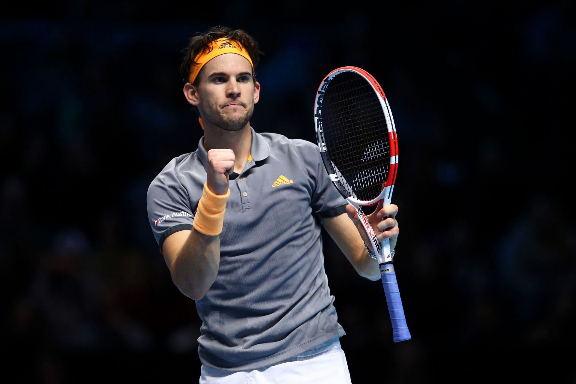 Dominic Thiem at the 2019 Nitto ATP Finals