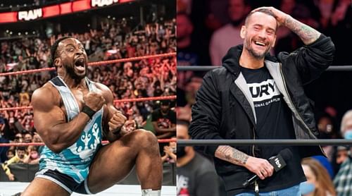 Big E (left) and CM Punk (right)